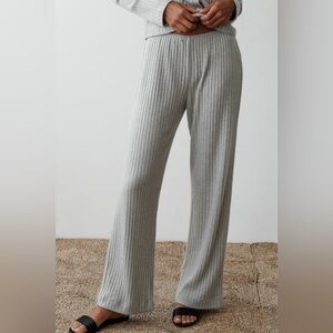 Donni The Sweater Rib Simple Pants